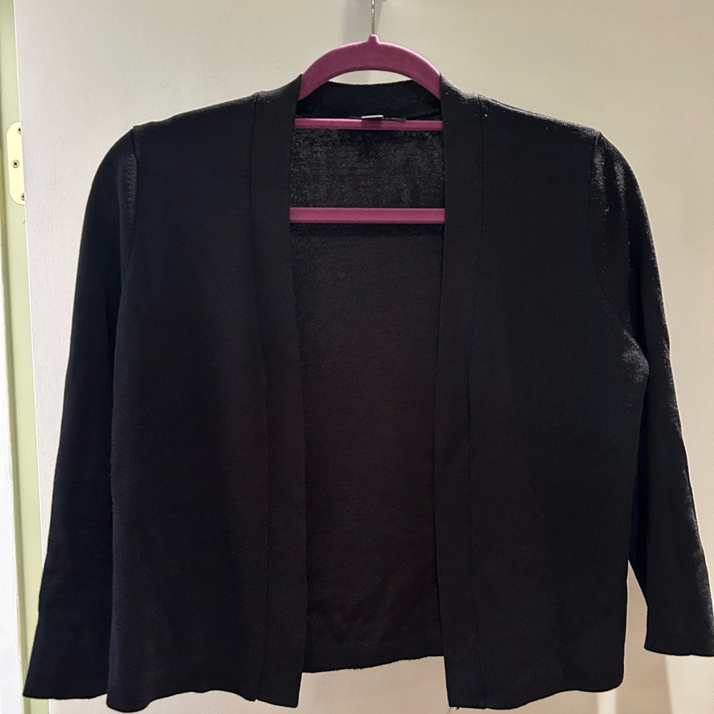Ann Taylor Elegant Black Cardigan